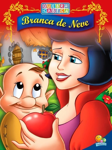 Quebra-cabeça: Branca De Neve, De Cristina Marques. Editora Todolivro Em Português