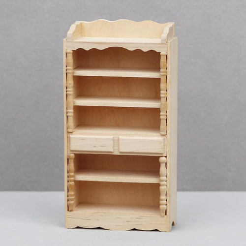 Librería Clásica En Miniatura De Madera Expositora De Madera