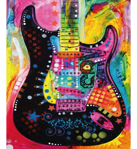 Arte 5d Diamante 60x50cm - Color Musical