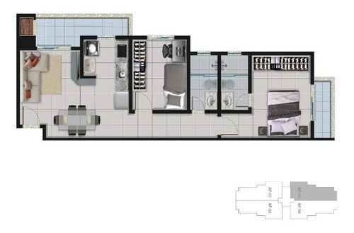 Imagem 4 de 4 de Apartamento No Costa E Silva|01 Suíte + 01 Dormitório|próx. Ao Vando Pneus |entrega Dez/2023 - Sa02235 - 70759205