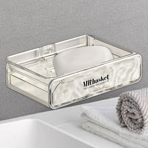 T 5 Jabonera Para Baño, Jabonera Sin Perforación, Bandeja