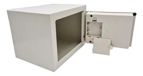 Caja Fuerte Cofre Electronica Digital Llaves Seguridad Atrix Color Crema