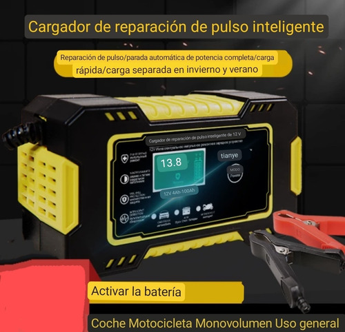 Imagen 8 de 10 de Cargador Baterias 12v 6v Voltios Carga Rapida 110v