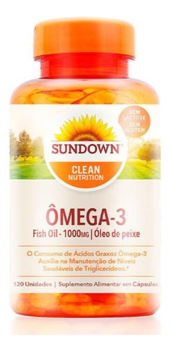 Suplemento Em Cápsulas Sundown Naturals Encapsulados Vitaminas Sabor Em Pote 120 Un