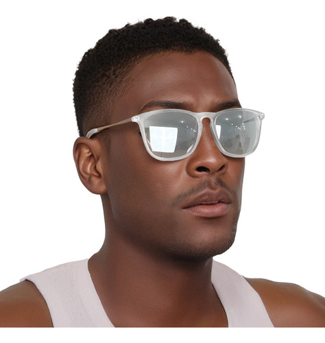 Óculos De Sol Masculino Ilook Fusion Retangular Várias Cores