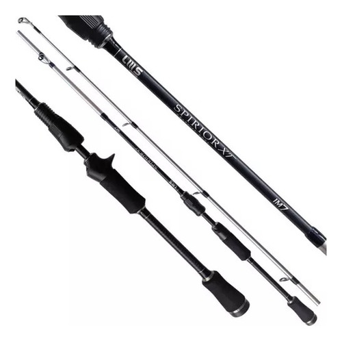 Vara De Pesca Carretilha Lumis Spirior Xt Prateado - 1.82cm X 112g - Ação Rápida Com Resistência De 30 Libras Para Isca De 40g