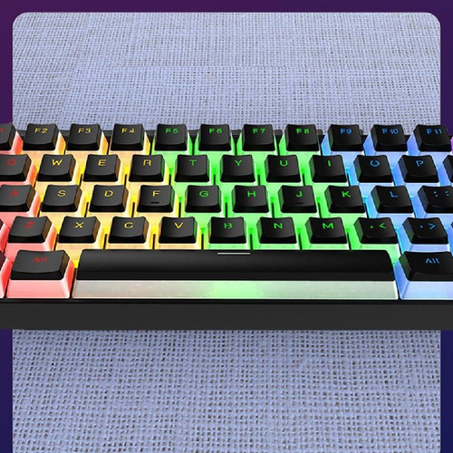 Teclado Mecânico Pudding Keycap Pbt - Preto