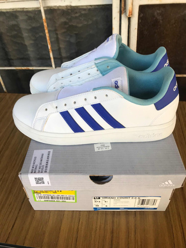 Zapatillas adidas Original Blanco Con Azul 37/5