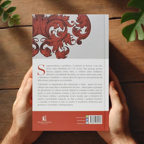 Livro A Abolição Do Homem - C.s. Lewis | Edição De Luxo Em Capa Dura