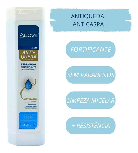 Shampoo Fortificante Men Antiqueda E Anticaspa 325ml Above