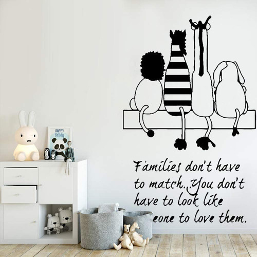 Vinil Decorativo Families Dont Have To Match 