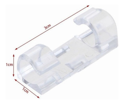 * 1 Clips De Cable Autoadhesivos De 100 Piezas