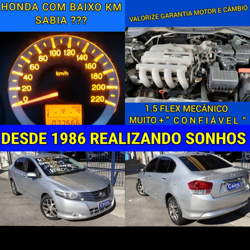 Imagem 1 de 12 de Honda City Ex 2010 1.5 Flex Completo Ar Condicionado