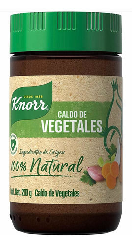 Caldo De Vegetales Knorr 100% Natural 200g