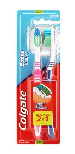 Cepillo Dental Colgate Extra Clean X2