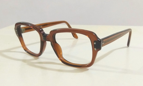 Imagen 5 de 5 de Lentes Vintage Us Army 1970 Usa, Gafas Geek, Depp, Marrón