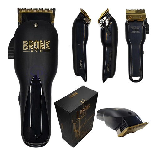 Imagen 5 de 8 de Maquina Corta Cabello Pelo Mr Black Bronx Cordless Barberia