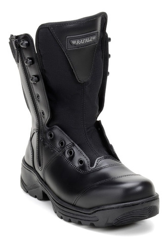 Imagem 5 de 7 de Coturno Bota Rossi Sniper Dois Zipers Couro