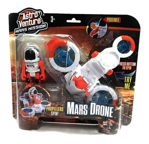 Astro Venture Mars Mission Con Astronauta Y Drone