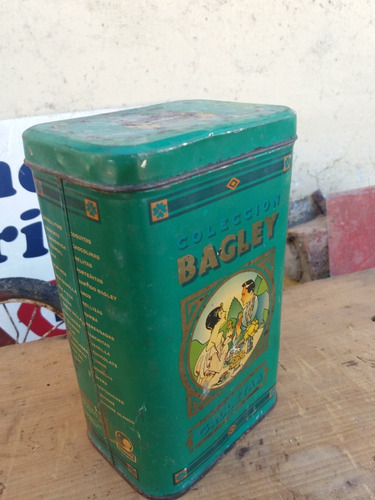 Lata De Chapa Galletas Bagley (Usado)
