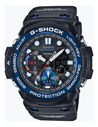 G Shock Gn 1000b 1a Gulfmaster Brujula Termómetro Marea Luna