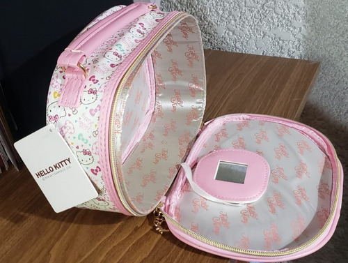 Imagen 5 de 5 de Alhajero Bolsito Porta Cosmeticos Hello Kitty Neceser Pequeñ