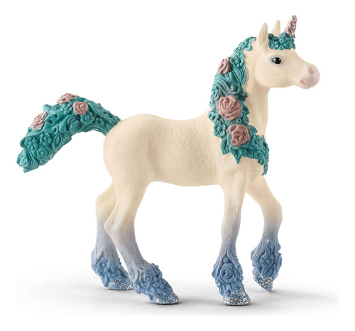 Figura Potro Unicornio Bebe Schleich Flor Pony Juguete Atrix