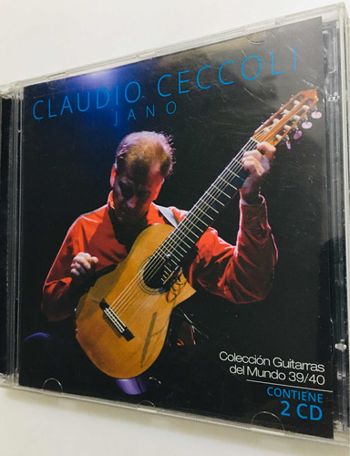Claudio Ceccoli Jano Guitarras Del Mundo 39/40 2 Cds (nuevo)