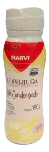 Cobertura Para Sorvete Sabor Leite Condensado Marvi 190g