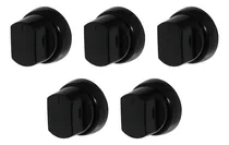 Comprar Juego De 5 Perillas Cocina Escorial Negras Pr