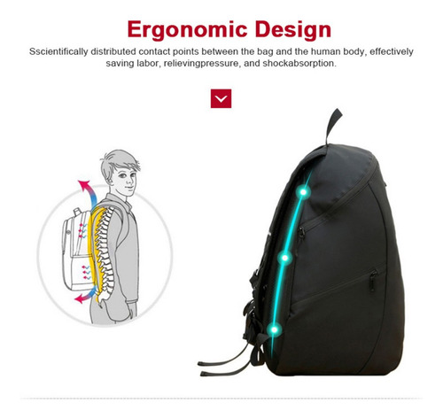 Mochila Multifuncional Para Moto M De Gran Capacidad Mo 6009