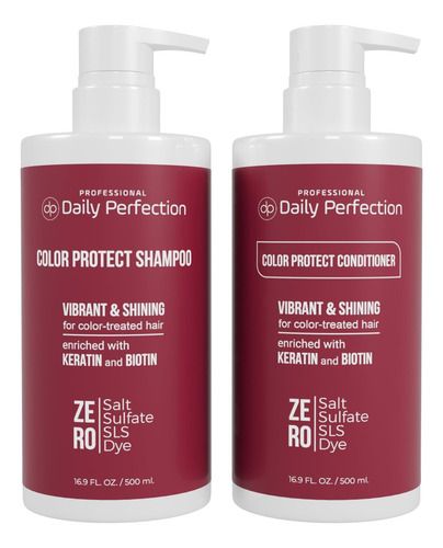 Conjunto De Shampoo E Condicionador Color Protect Com Biotin