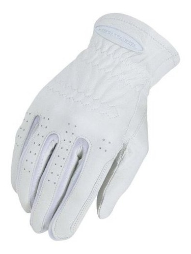 Patrimonio Pro-fit Mostrar Guantes, Tamaño 7, Blanco.