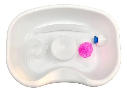 Lavabo Para Lavar El Cabello En La Cama Blanco