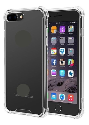 Funda Transparente Reforzada Para iPhone 7 8 Plus