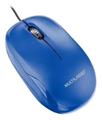 Mouse Multilaser Office Mo293 Azul