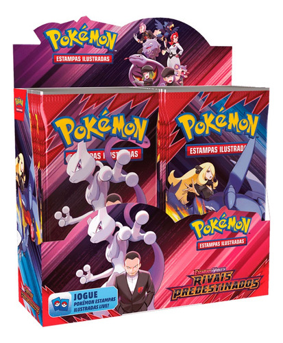 Box Pokémon Escarlate Violeta 10 Rivais Predestinados Copag Rivais Predestinados Português