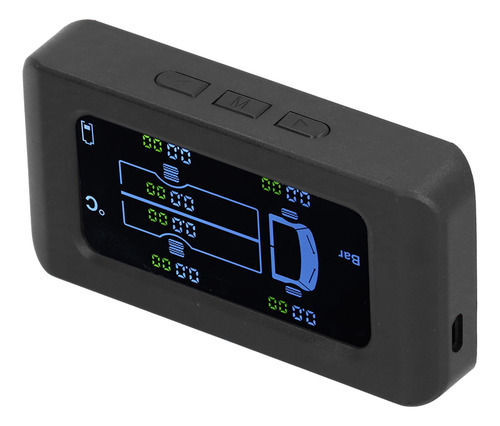 Monitor De Presión De Neumáticos Universal Solar Tpms Con Ca