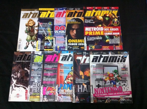 Lote De Revistas Atomix (Usado)
