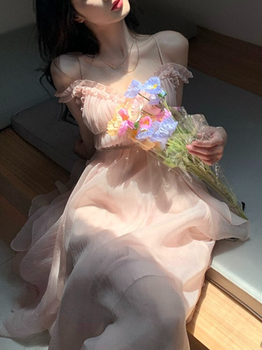Vestido De Una Pieza Party Sweet Fairy, Coreano, Elegante Pa