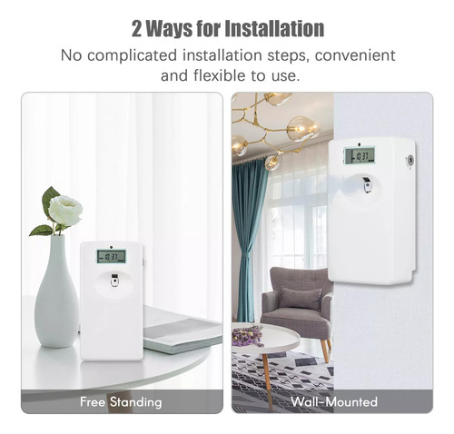 1 Ambientador De Pared Programable Blanco