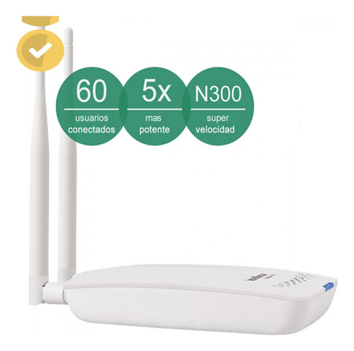 Router Wireless Intelbras Hotspot 300 Facebook 60 Usuarios