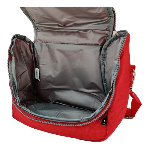 Imagem 2 de 3 de Lancheira Bolsa Térmica Crinkle Juvenil Transversal Marmita