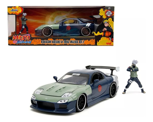 Kakashi Hatake Naruto 1993 Mazda Rx-7 Jada 1:24 