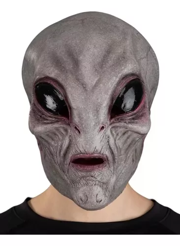 Máscara Látex Astrik Alien Halloween Extraterrestre 26815