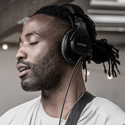 Auriculares Profesionales Shure Srh440a Para Estudio Color Negro