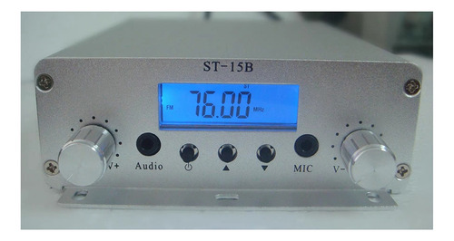 Transmisor Fm Estéreo 15w Fm Radio 76-108 Mhz Bnc Multifunci