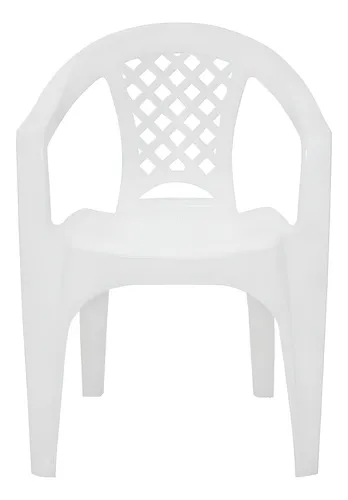Cadeira Plastica Branca Poltrona Iguape - Tramontina