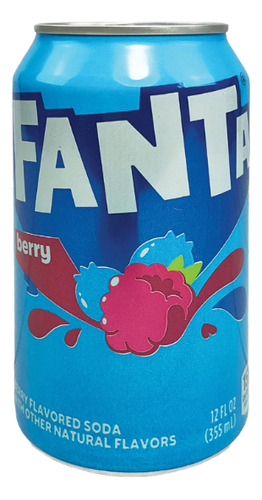 Refrigerante Fanta Blue Berry Mirtilo Bebida Importado 355ml