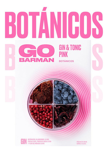 Mix De Botánicos Gin Tonic Pink Go Barman